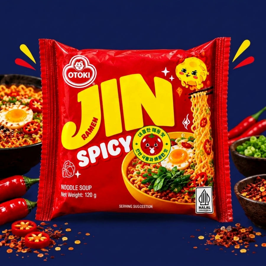 OTOKI Jin Spicy Ramen noodle soup 120g pack