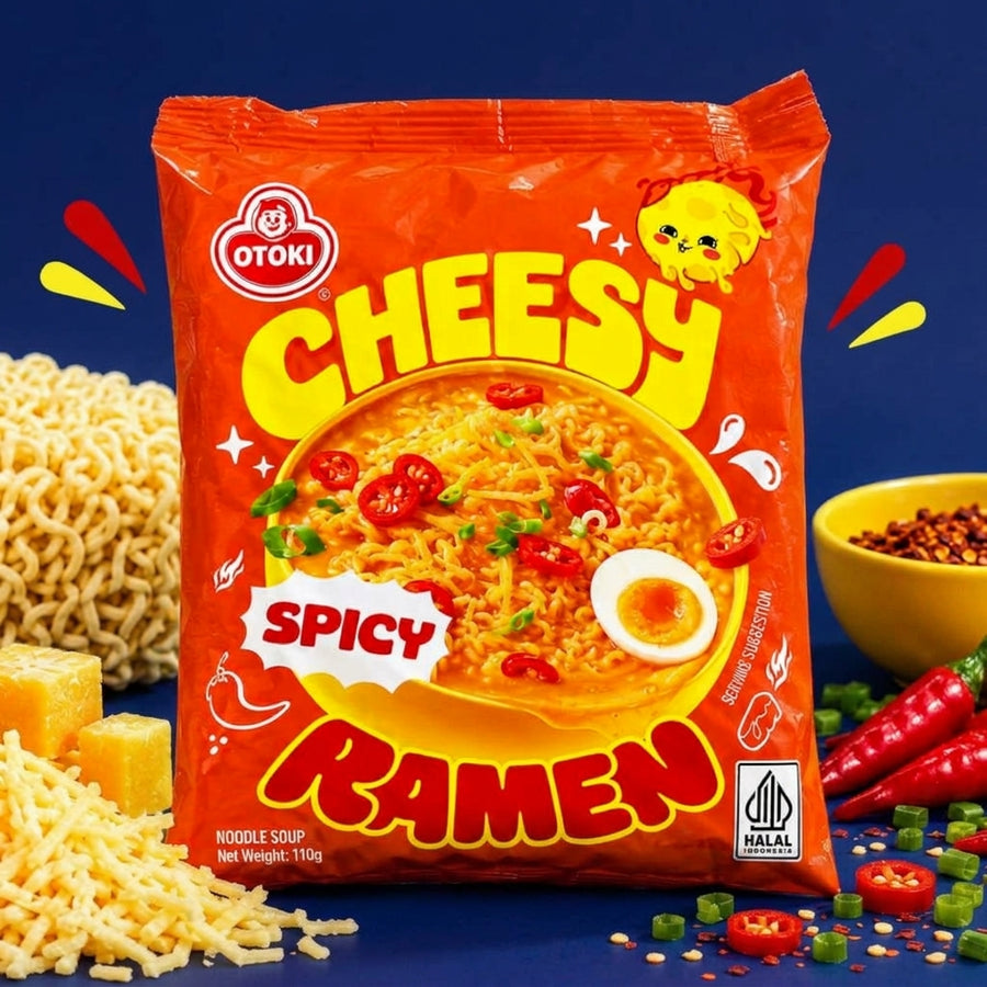 OTOKI Cheesy Spicy Ramen noodle soup 111g pack