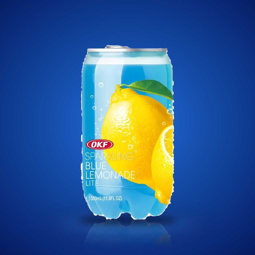 OKF Sparkling Blue Lemonade Lite 350ml can