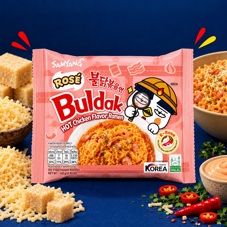 Samyang Buldak Rose Hot Chicken Flavor Ramen 140g pack